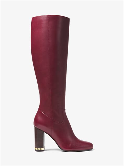 walker knee high boot michael michael kors|Michael Kors boots high heel.